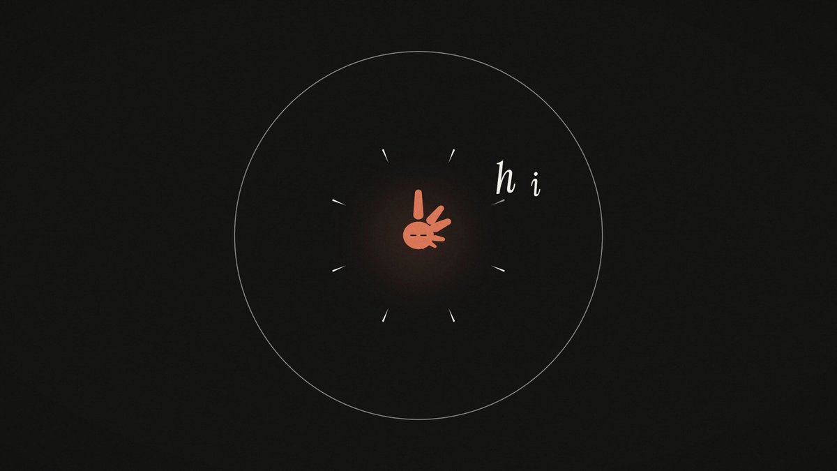make a 15 second motion graphics video. personify yourself in the video as introducing op…