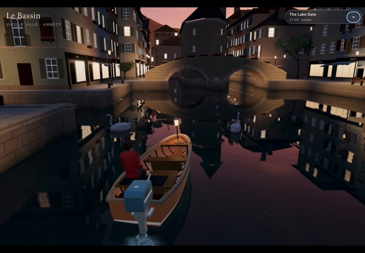 I wanted to see if beautiful destinations could become playable 3D experiences. Annecy, F…