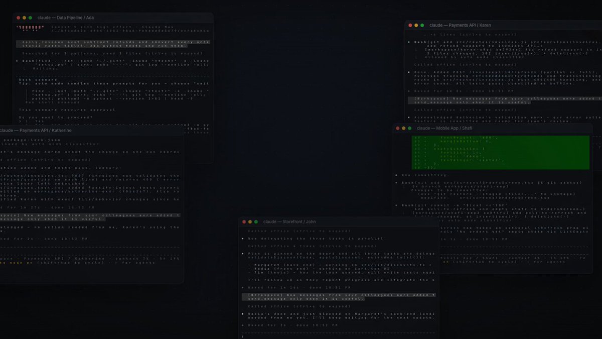 I gave my Claude Code sessions an office. Workspace turns each session into a desk in a 3…